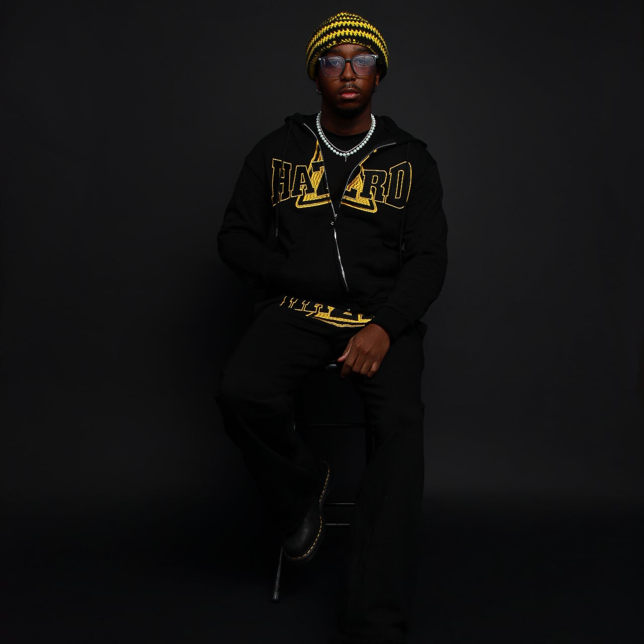 "Biohazrd" Jogger (BLKxYLW)